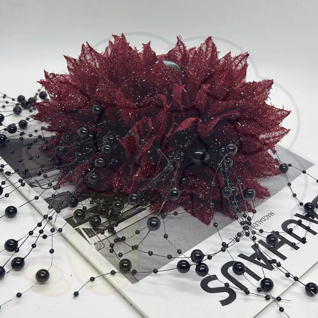 网红秋冬款流苏鲨鱼夹显发量气质百搭亮丝花朵抓夹高颅顶神器测评