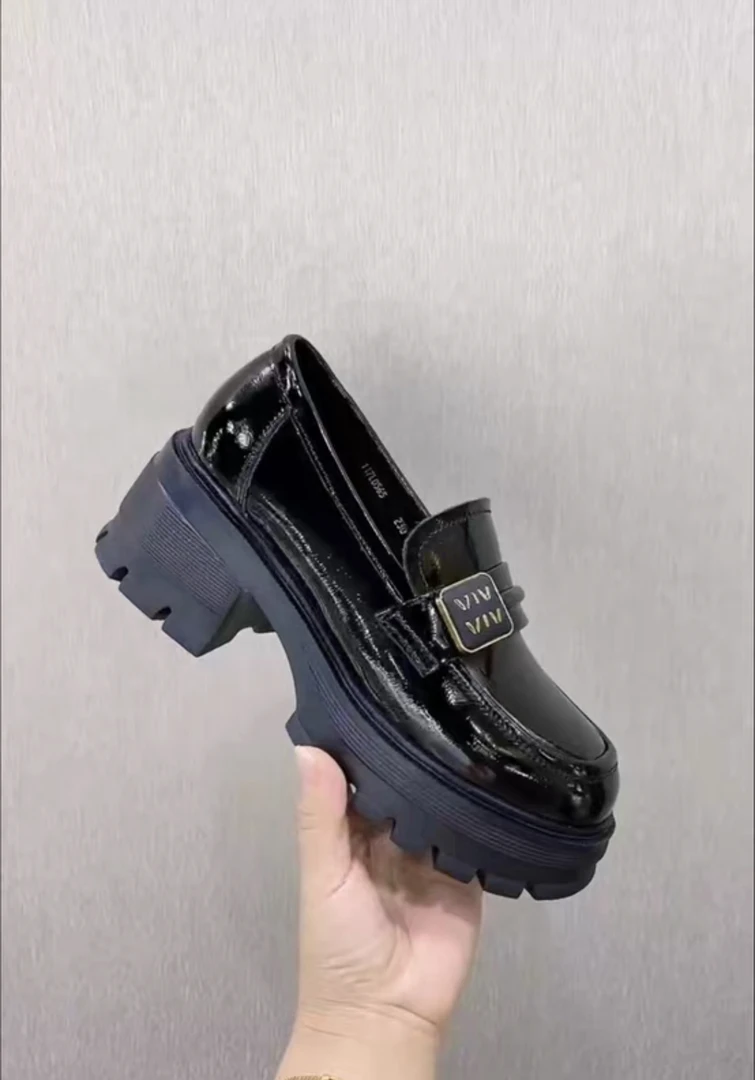 景厚底粗跟低跟舒服两穿鞋女单626901