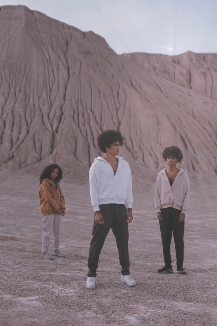 宫囍6605 | 小众设计感日系阔腿潮流宽松时尚简约速干休闲长裤