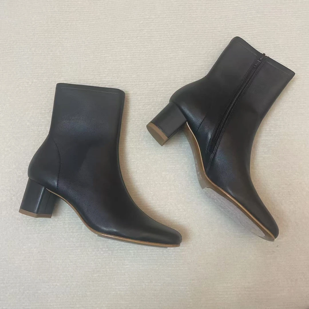 【50玫瑰】2024秋冬长筒靴牛皮舒适气质时尚女款鞋子