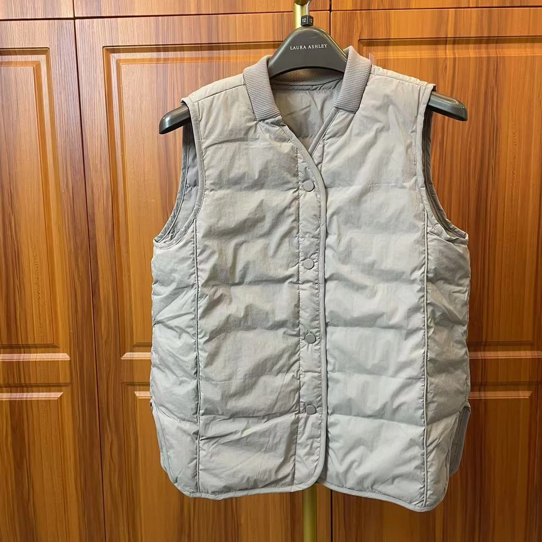 【50玫瑰外贸原单尾单】女士背心马甲舒适保暖随身轻便女装冬装