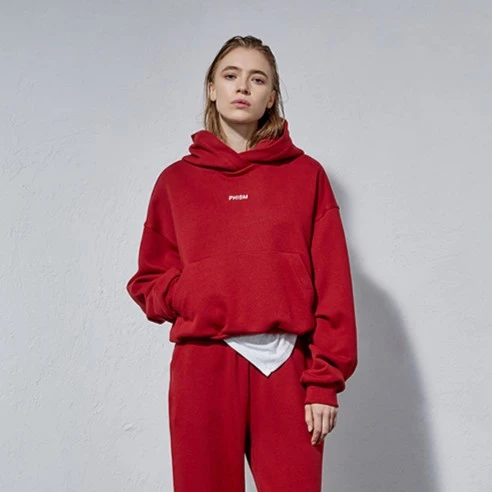 PHISM/PHISM短款宽松连帽卫衣P18BT06