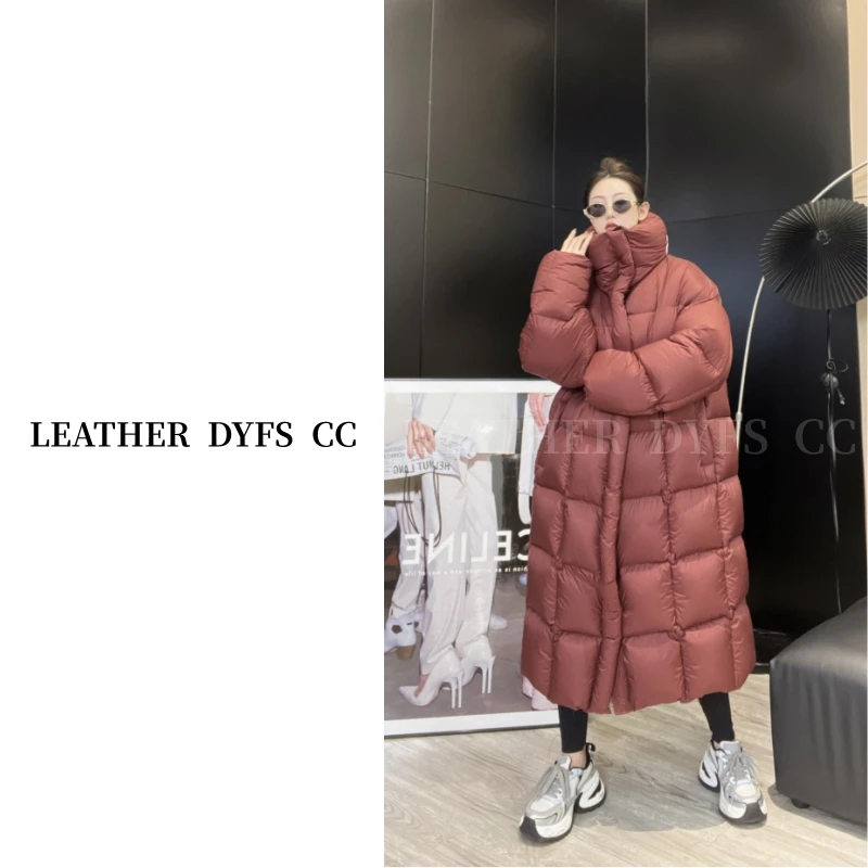 Leather Dyfs cc “极寒玛古芭1”  2210013长款高奢蓬松软糯鹅绒服