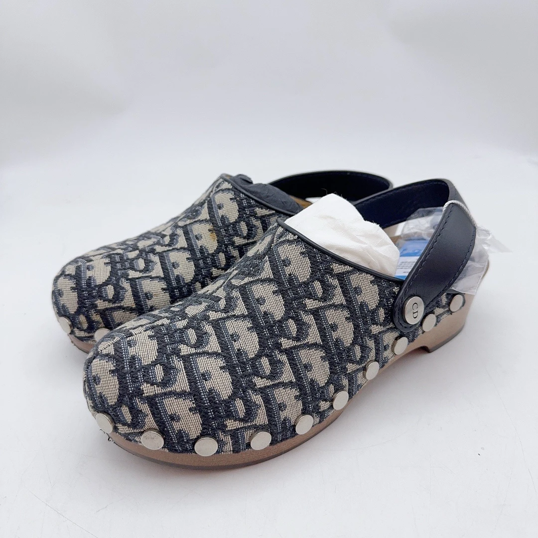99新 DIOR/迪奥 35码/Dior/迪奥 满印拖鞋/99新/jm06208