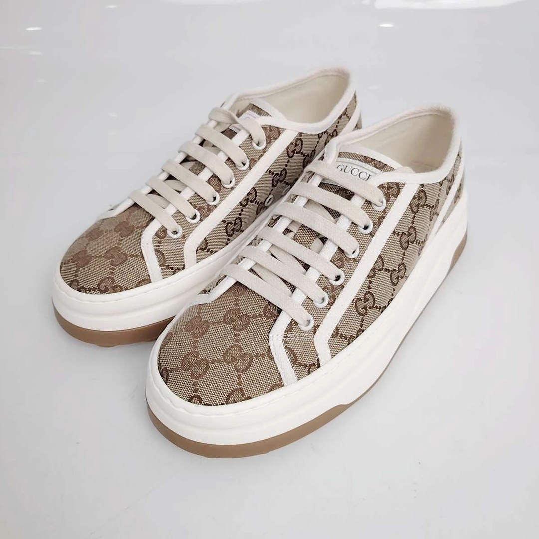 全新未使用 GUCCI/古驰 40码/Gucci饼干鞋/全新全套/jm09190