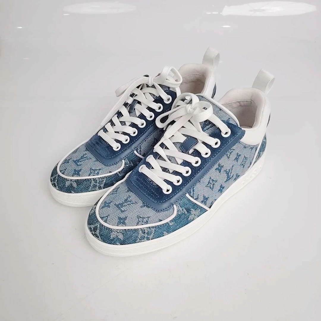99新 LouisVuitton/路易威登 36码/LV丹宁板鞋/98新/jm09163