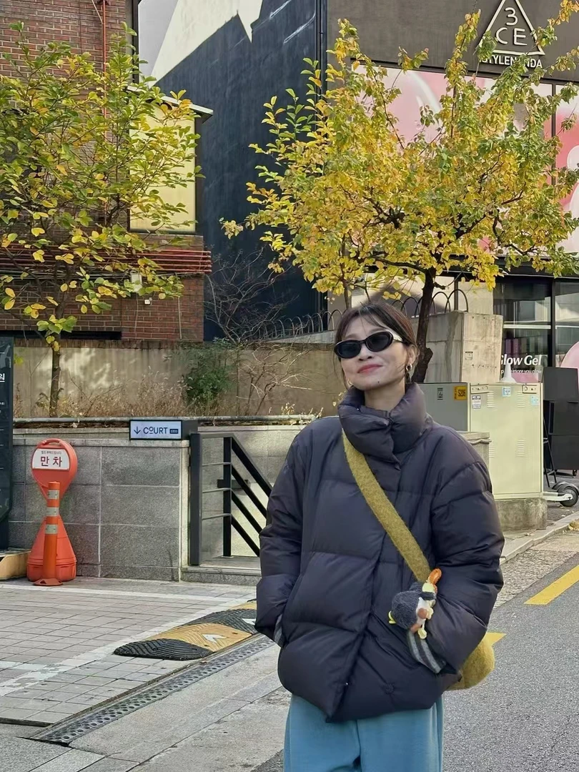 【NO退NO换】韩国丨【经典复活款】休闲百搭大鹅羽绒服