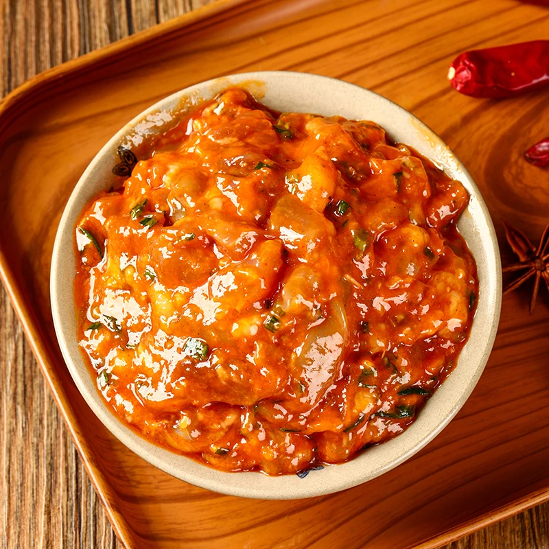 旺比食品【奥尔良鸡腿馅】 5斤装包子馅料速冻生制品包子店早餐店