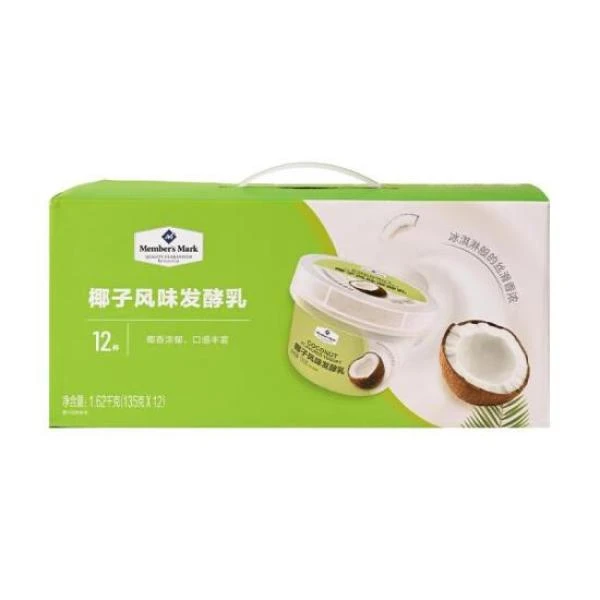 Member's Mark 椰子风味发酵乳 1.62kg(135g*12)