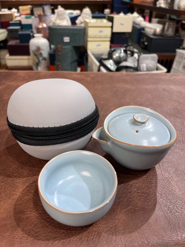333天青一壶一杯旅行茶具