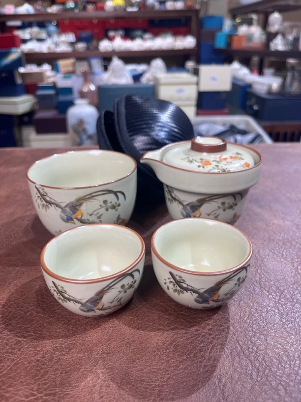 喜上眉梢汝窑旅行茶具194