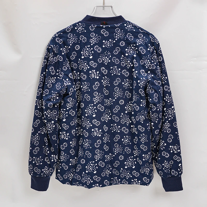 【青花瓷】冬季棉服上衣棉衣长袖蓝色时尚休闲印花满印秋冬保暖服