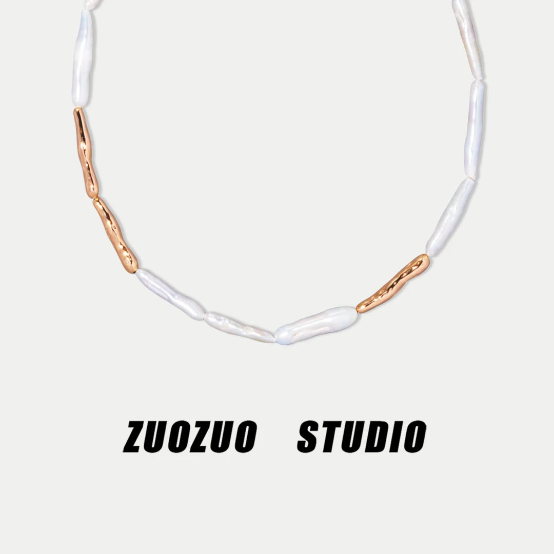 链子925银 设计款巴洛克不规则项链欧美时尚精致气质百搭简约爆款