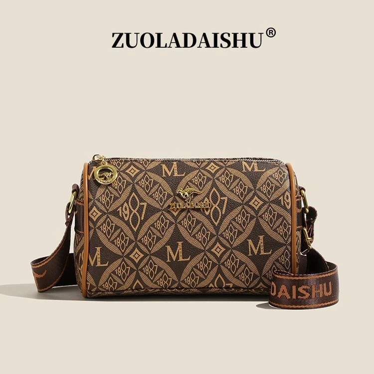 【长21高15厚10】百搭轻奢潮流女士单肩斜挎包28806棕色