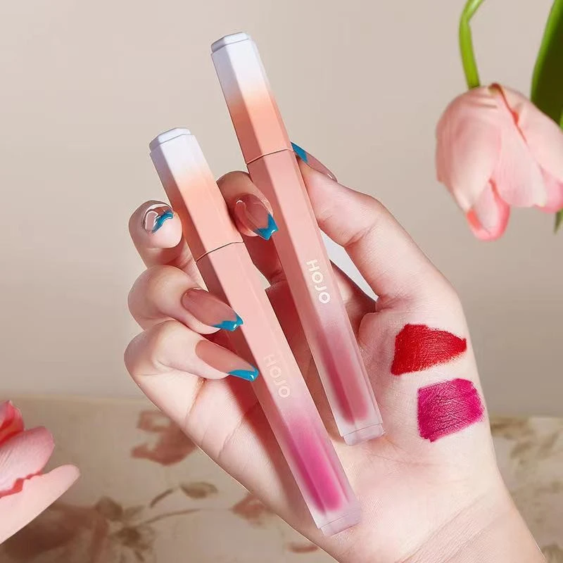 HOJO-丝滑奶霜雾绒唇釉丝绒口红显白不易掉
