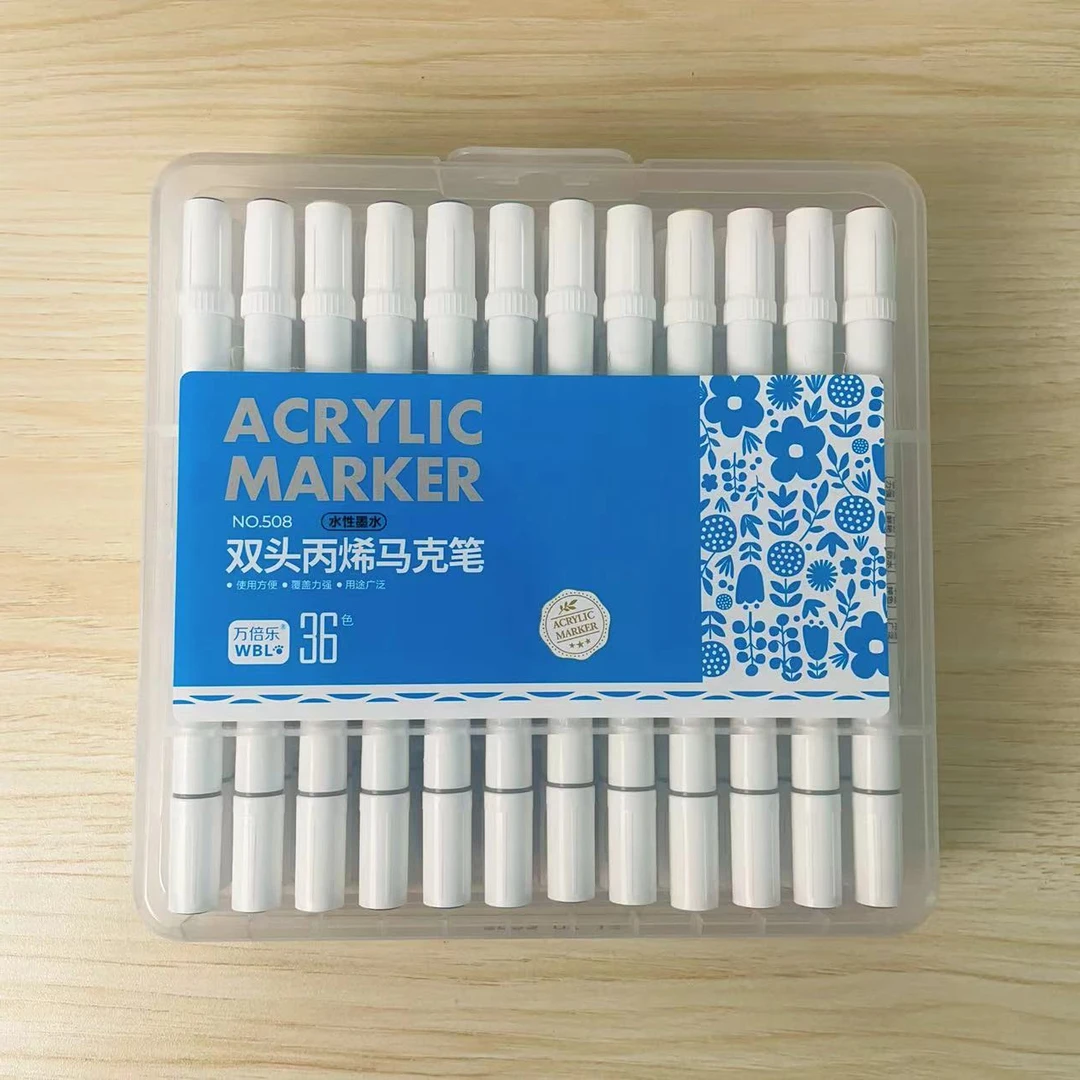 万倍乐双头丙烯马克笔No.508（36色）111