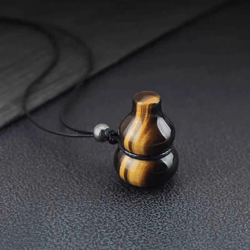 铜合金项链 复古创意葫芦吊坠项链新中式秋冬长款链-703