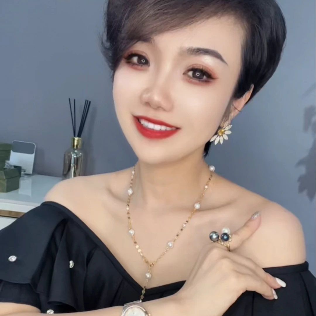 铜合金仿珍珠项链 欧美长款气质女人味手工编织珍珠项链女