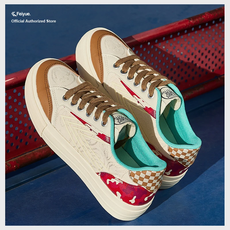 【宫廷刺绣】feiyue/飞跃帆布鞋女鞋时尚休闲鞋街拍板鞋潮895潮鞋