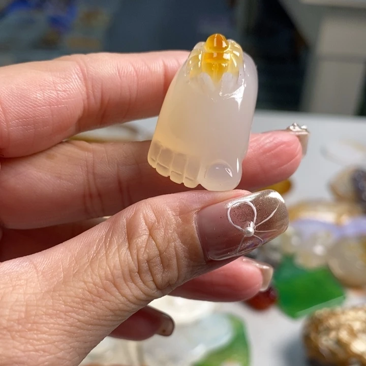 玛瑙/玉髓吊坠(不含链)未镶嵌