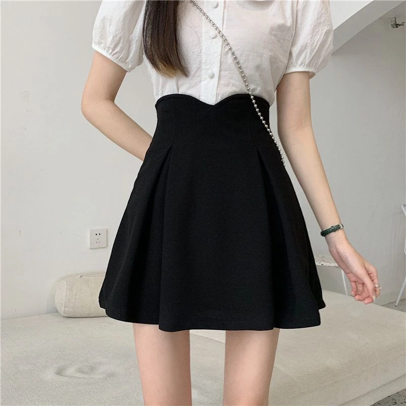 遮女大码风胯裙子百搭短胖院字高裙新款春季半身裙设计感显腰瘦