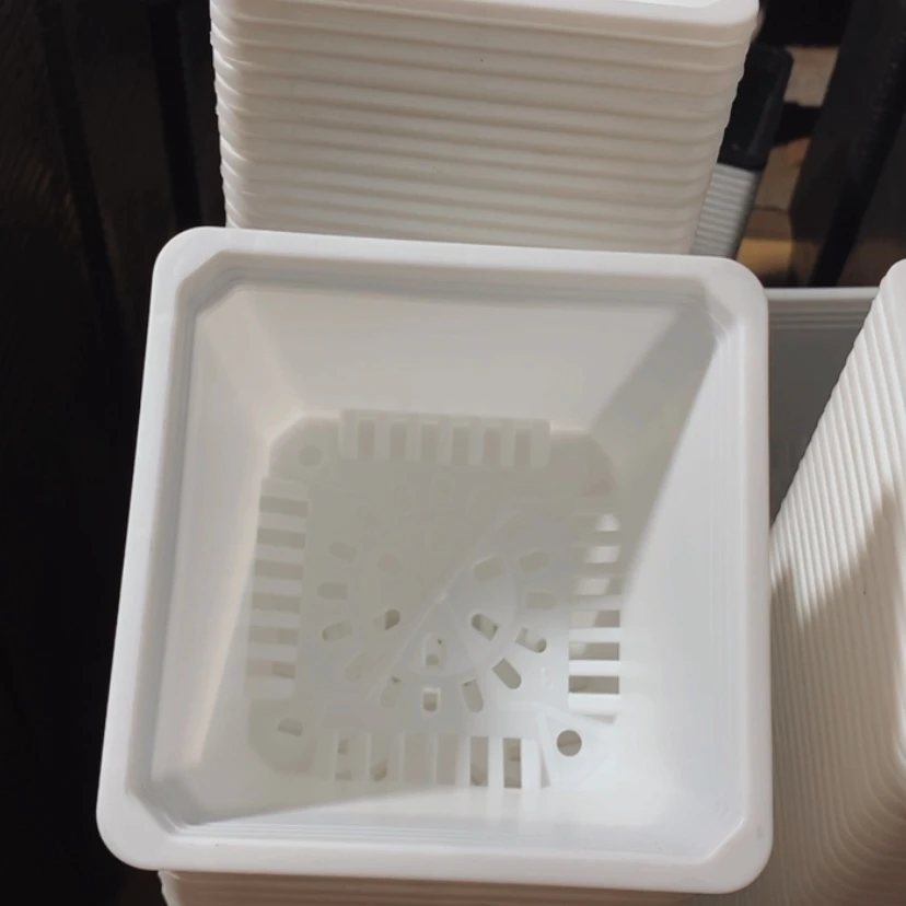 【闪购商品】120白方盆一组5个