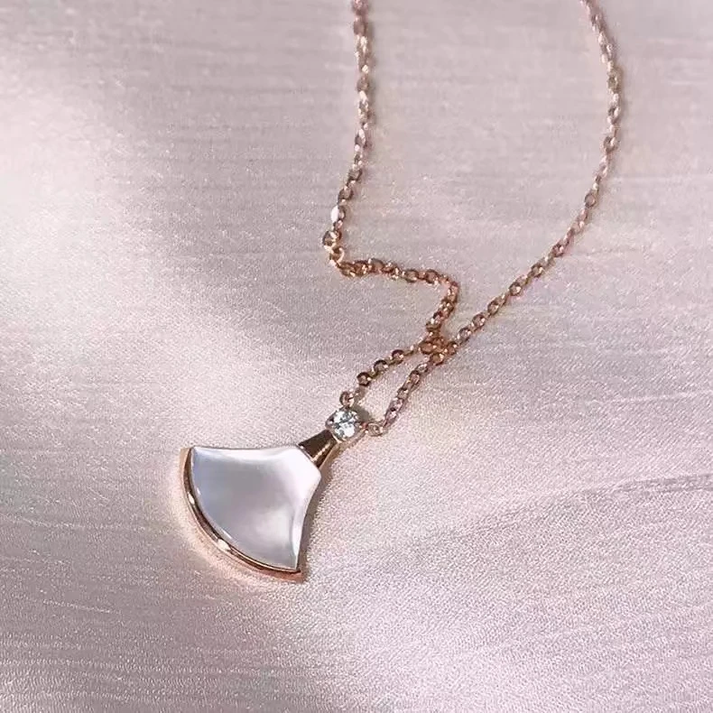 扇行小裙子轻奢百搭气质项链（XL02）