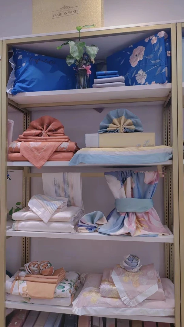 29.9直播间浮力床裙床单枕套四件套1