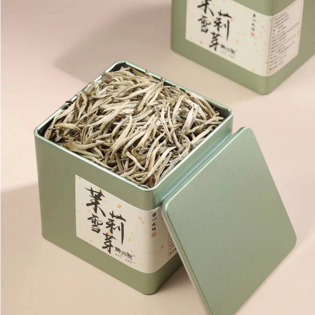 【制茶大师张磊推荐】醉月兰茉莉雪芽 甄选茉莉花茶绿茶炒青明前