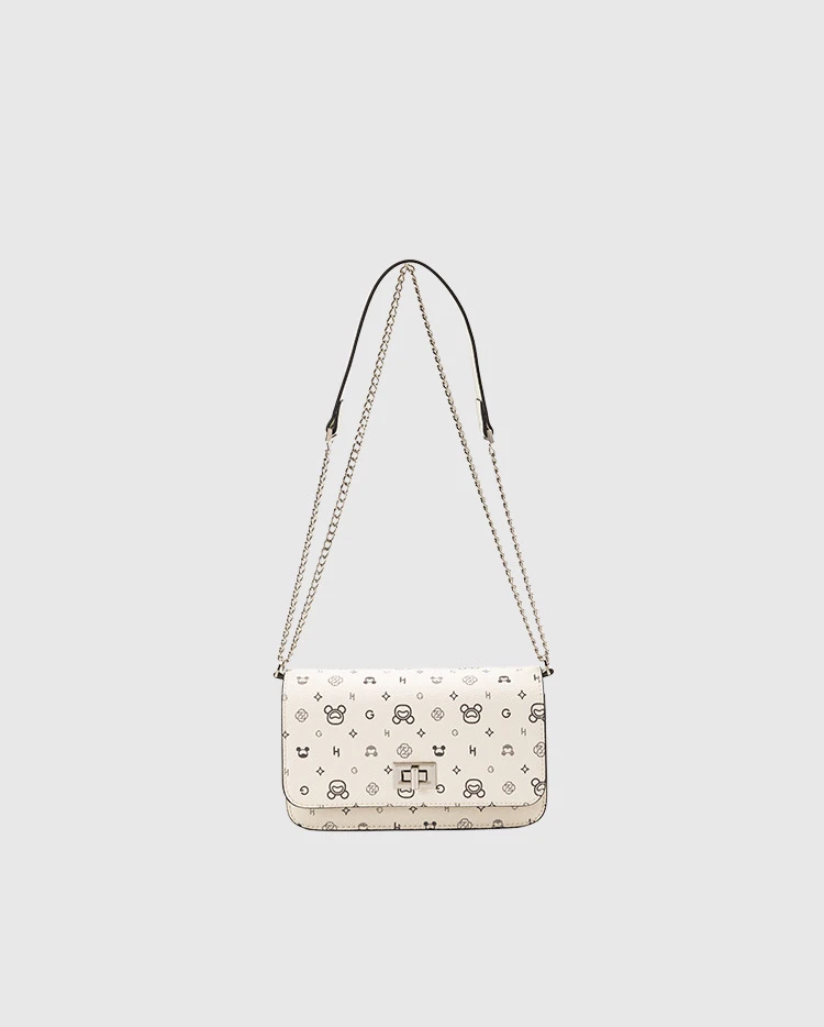 Hg星际熊时尚单肩斜挎链条包