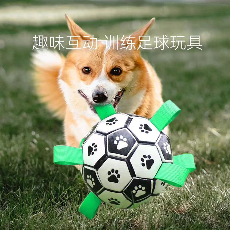 狗狗足球玩具宠物球耐咬发泄解闷中大型犬户外互动训练宠物玩具