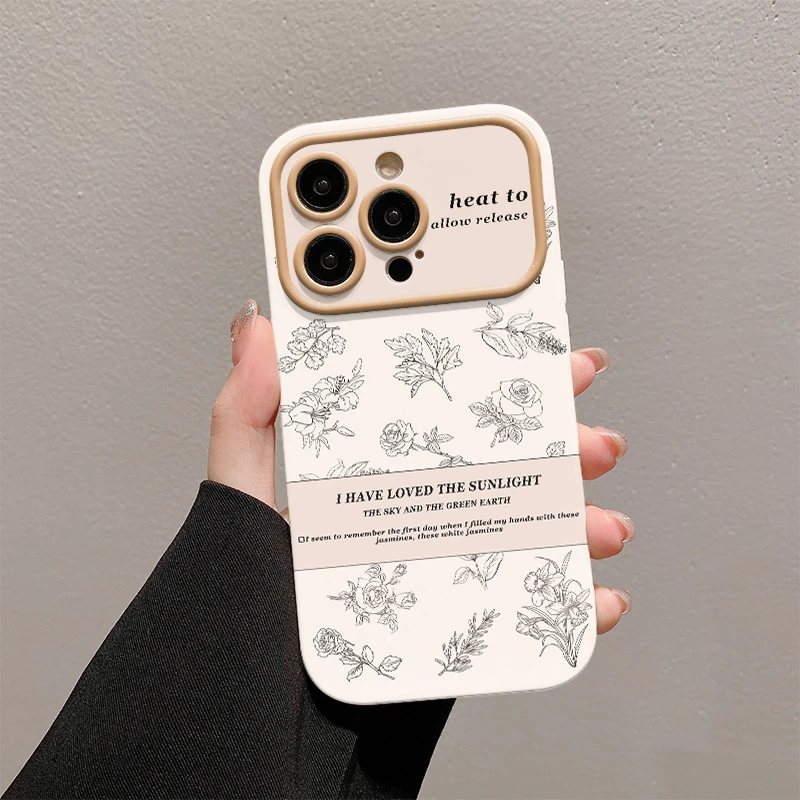 ins线条玫瑰全包防摔手机壳（苹果/华为/OPPO/VIVO/小米）iPhone15