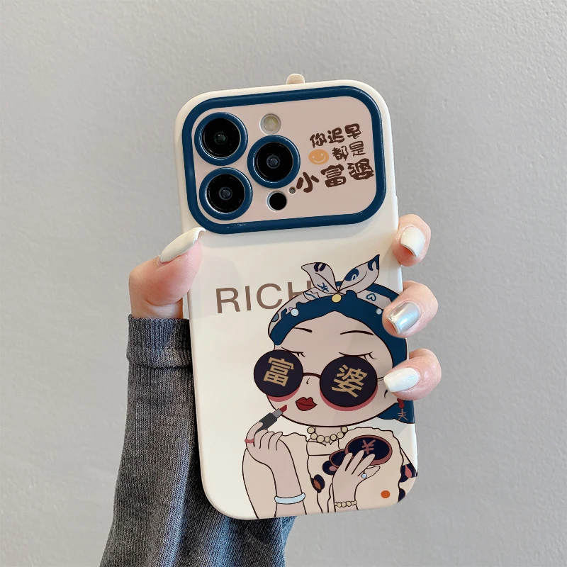 迟早是富婆全包软硅胶手机壳（苹果/华为/OPPO/VIVO/小米）iPhone15