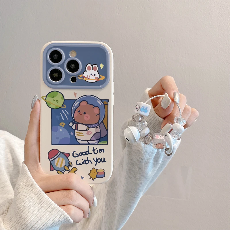 宇航小熊大视窗手机壳（苹果/华为/OPPO/VIVO/小米）iphone15创意