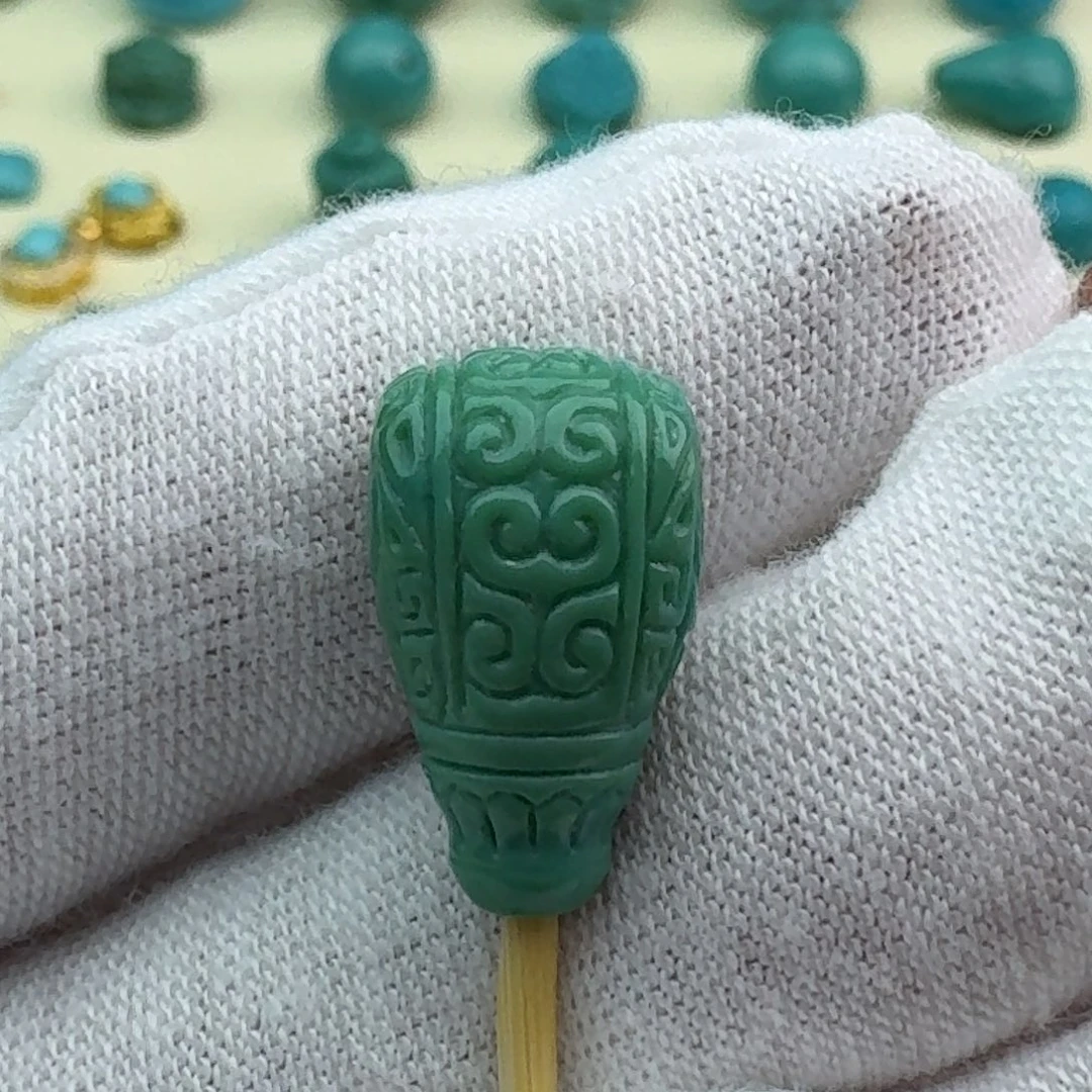 绿松石三通10未镶嵌