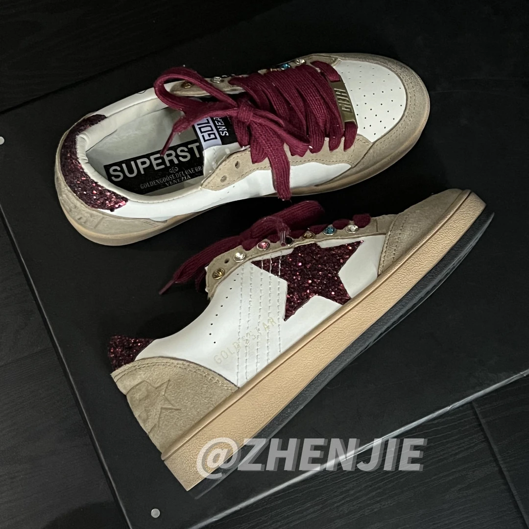 「年终清仓」2024秋季星星小脏鞋女内增高小白鞋运动休闲板鞋8852