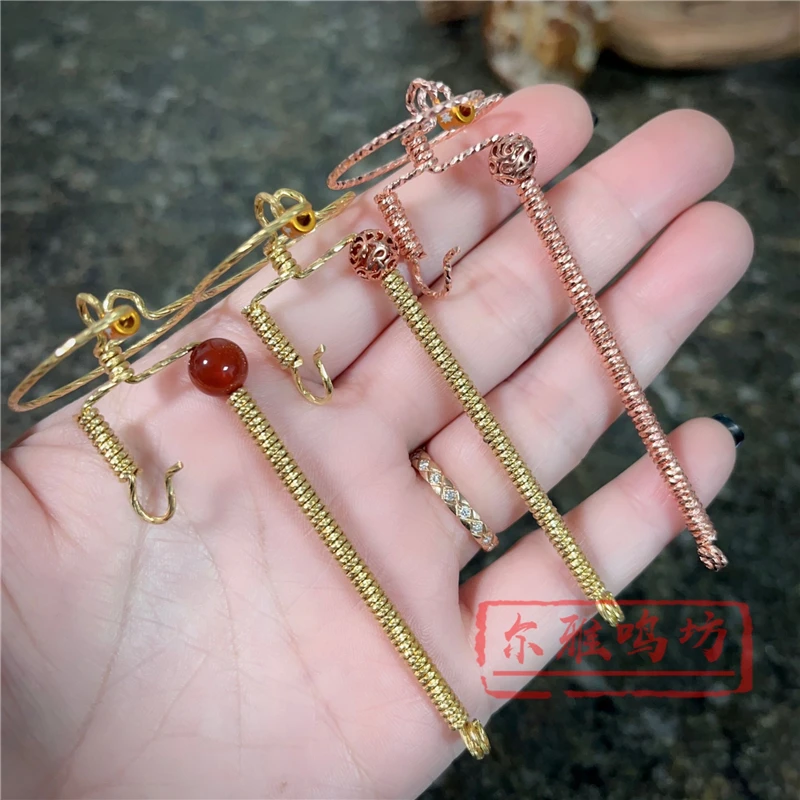 35罐竹蛉攀爬簧孙文斌龙满天星1.2粗黄铜丝柬埔寨青竹紫竹筒爬簧