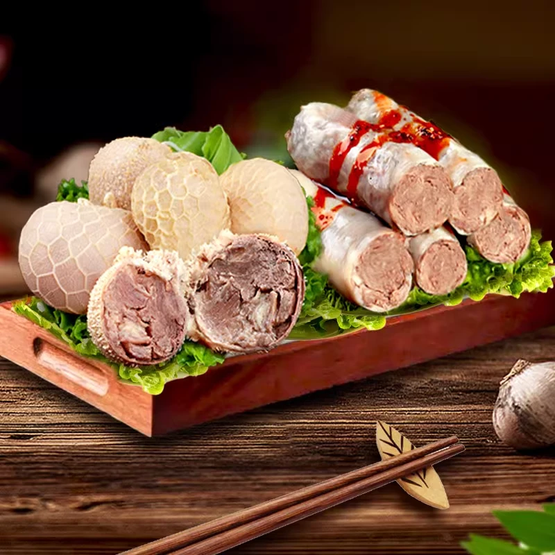肚包肉2斤+肠包肉2斤 共4斤送2包韭菜花
