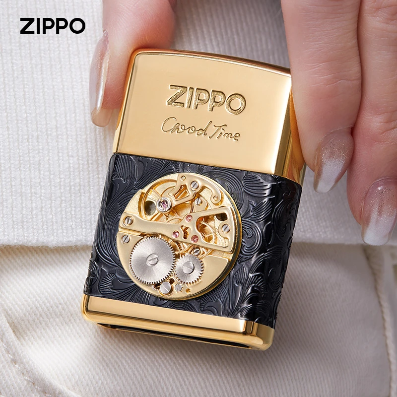 ZIPPO打火机【美好时光】官方正品正版煤油防风打火机礼物DYH1X1