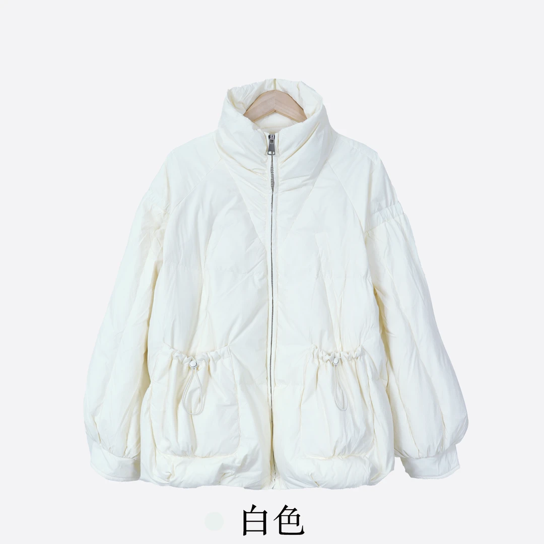 [断码福利 外贸捡漏]冬季短款羽绒服白鸭绒加厚保暖棉服-P822