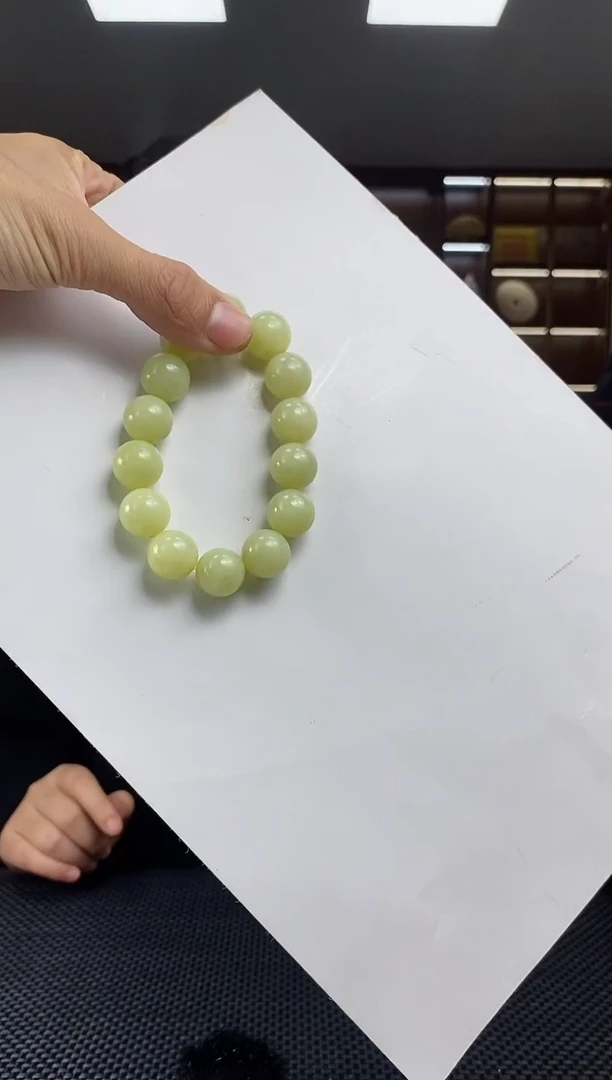 【闪购商品】和田玉手饰未镶嵌圆珠手串卡16(多样性发)
