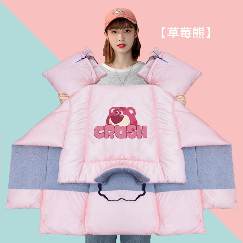 魔法斗篷电动车挡风被冬季加厚加绒保暖防寒通用电瓶摩托车防风披