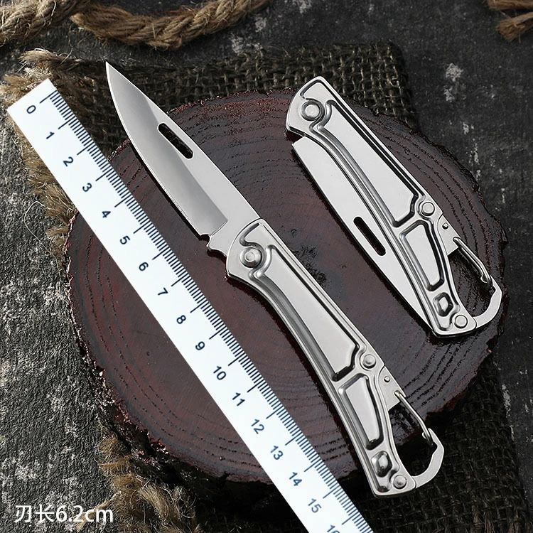 多功能野外户外折叠刀不锈钢锋利小刀迷你便携防身折叠水果刀小刀