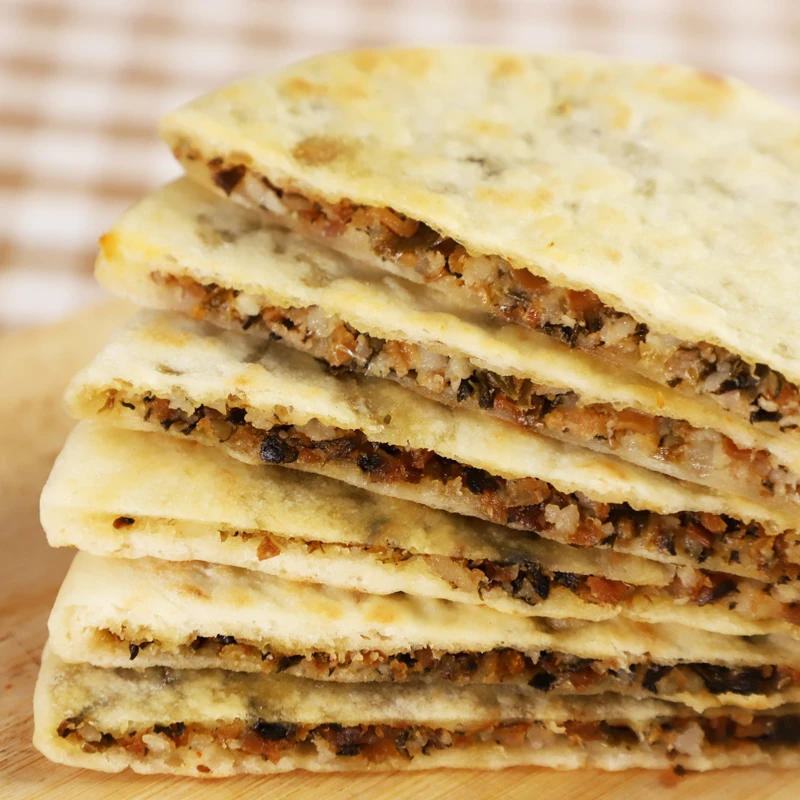 江南麦饼营养美味儿童早餐冷冻速食手抓饼手工馅饼原味方便速食
