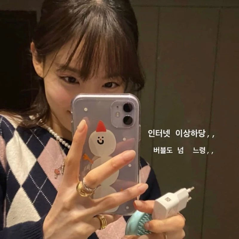 创意卡通苹果15/14/13promax手机壳12全包华为/vivo/小米/oppo女