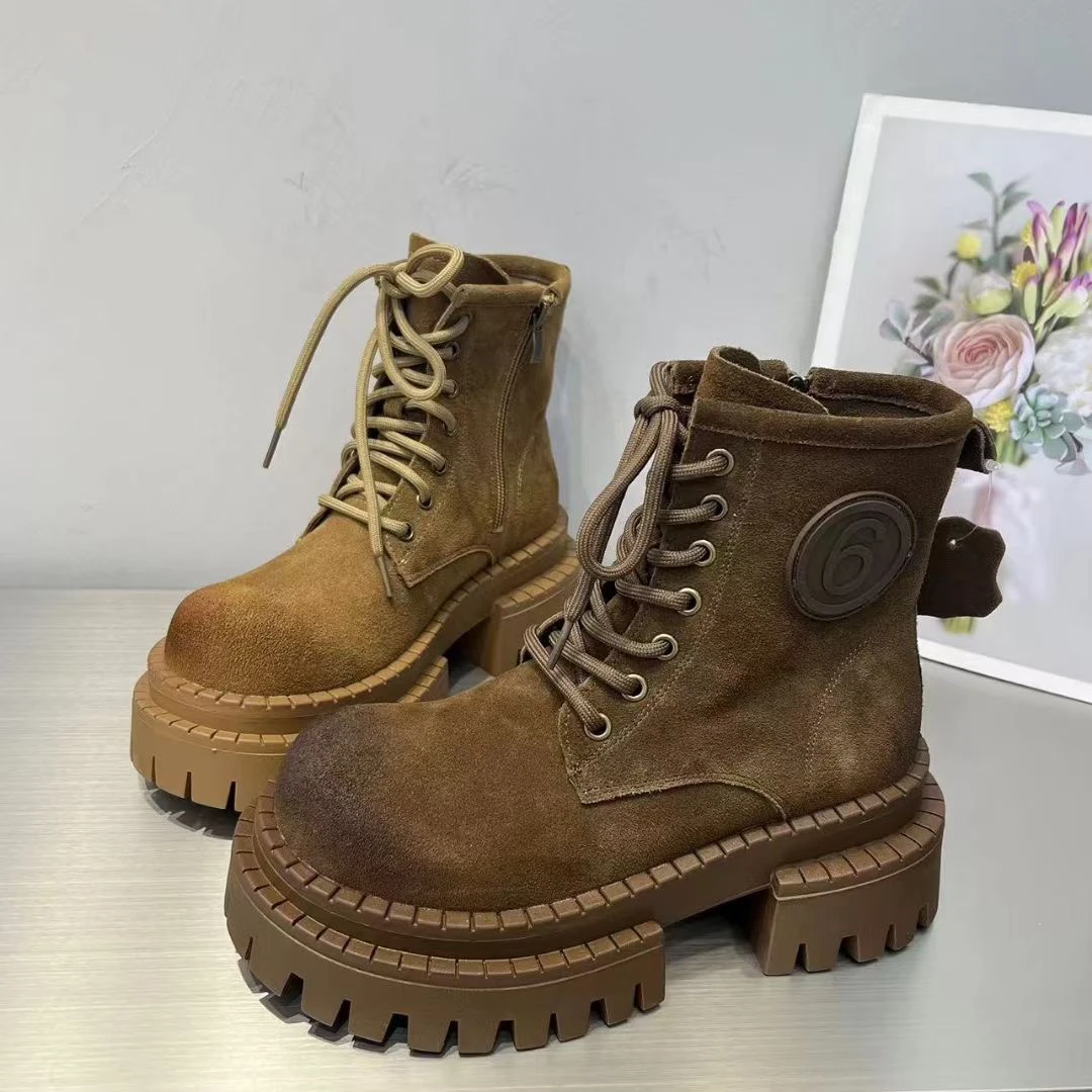 女鞋999-12马丁靴大黄靴