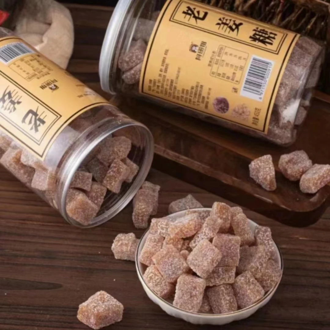 姜汁糖软糖家乡特产正宗手工生姜汁糖老姜软糖糖果零食罐装450克
