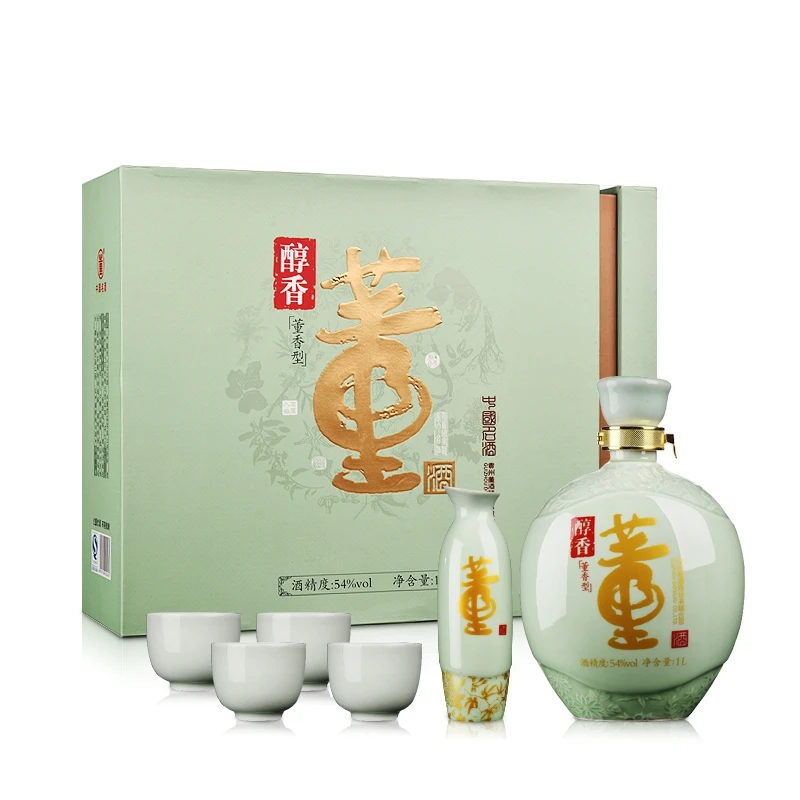 董酒【开年酒礼】董酒醇香礼盒白酒 董香型白酒54度1000ml