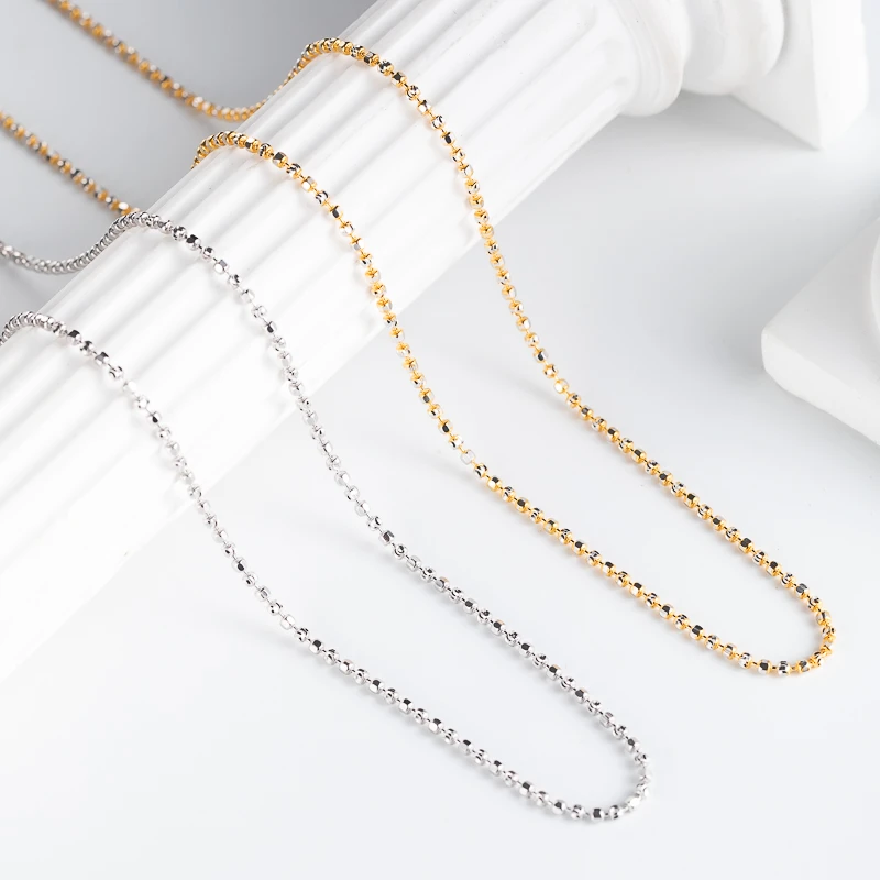 链子925银 时尚设计百搭款国标S925银链