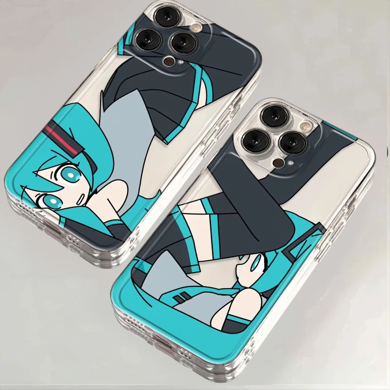初音未来miku适用苹果华为iPhone15/14promax/13/12手机壳太空壳